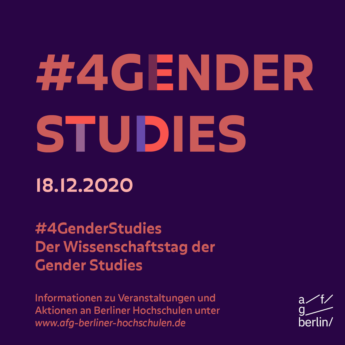 #4GenderStudies 2020